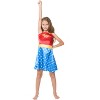 DC Comics Little Girls Wonder Woman Costume Pajama Nightgown Multi - 2 of 4