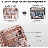Paaaawaters Hanging Travel Toiletry Bag for Women Traveling With Leakproof Compartment Makeup Cosmetic - 3 of 4
