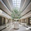 Tall Faux Olive Tree, 5 ft Realistic Potted Silk Artificial Olive Tree, Fake Olive Trees with Green Leaves and Big Fruits for Home Office Living Room - 3 of 4