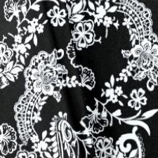 black lace paisley