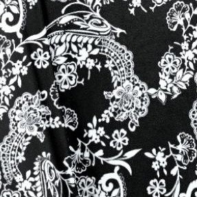 black lace paisley