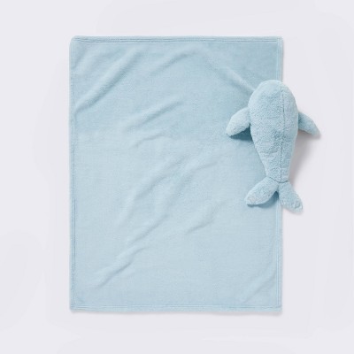 Plush Blanket with Soft Toy - Whale - Cloud Island&#8482;