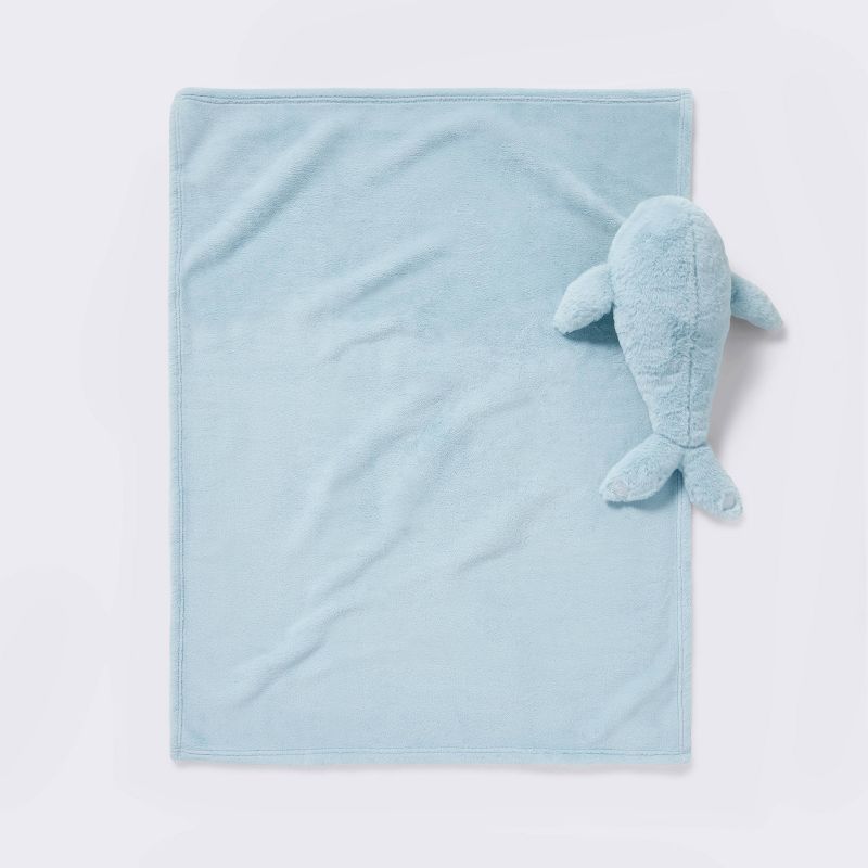 Plush Blanket with Soft Toy - Whale - Cloud Island&#8482;, 4 of 5