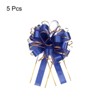 Unique Bargains Christmas Wedding Car Basket Gift Wrapping Big Pull Bow 5 Pcs - 3 of 4