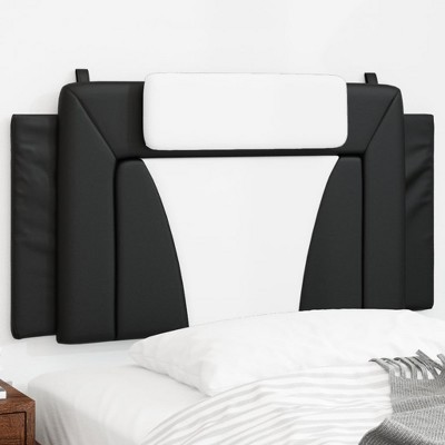 vidaXL Headboard Cushion Black and White 39.4" Faux Leather