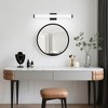 DAKAFUL Dimmable LED Bath Bar, Bathroom Vanity Light with Acrylic Shades,FlexMount Wall Sconce Over Mirror,for Bedroom/Living Room - 3 of 4