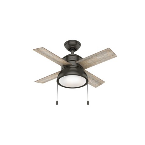 Hunter Fan Company Loki 36 Inch Small Living Room Home Ceiling Fan With Led Light Noble Bronze Target