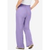 Woman Within Plus Size 7-Day Knit Wide-Leg Pant - 3 of 4
