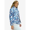 Jessica London Women's Plus Size Classic Cotton Denim Jacket - 3 of 4