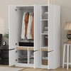 Whisen 6-Doors Wooden Wardrobe Storage for Bedroom - 2 of 4