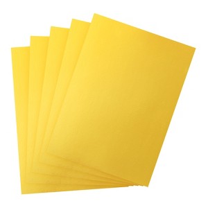 Unique Bargains Scrapbook Poster Invitation Card Reflective Metallic Mirror Cardstocks 50 Pcs - 1 of 4