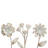 Set of 3 White Metal Floral Stems - Foreside Home & Garden - 2 of 4