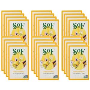 South of France Natural Body Care Lemon Verbena Triple Milled Soap Travel Size - Case of 24/1.7 oz - 1 of 3