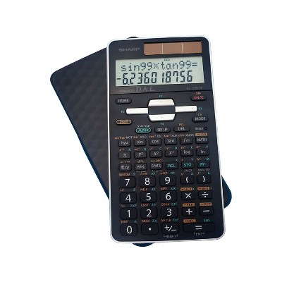 Sharp El-506tsbbw 12-digit Advanced Scientific Calculator Black