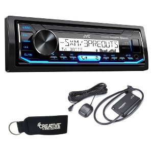 JVC KD-X35MBS Marine Radio with Sirius XM Tuner Bundle - 1 of 4
