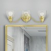 Livex Lighting Montgomery 3 - Light Vanity in  Satin Brass - 2 of 4