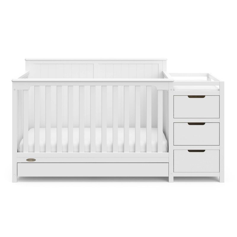 Graco Hadley 5-in-1 Convertible Crib and Changer with Drawer, 4 of 17
