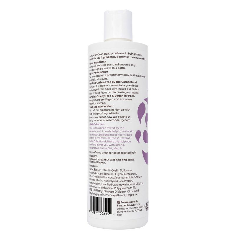 Purezero Biotin Strengthening Shampoo - 12 fl oz, 3 of 12