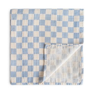 Mushie Organic Cotton Muslin Swaddle Blanket - 1 of 4