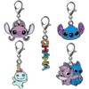 Disney Stitch Interchangeable DIY Charm Necklace Set - Giftable Ohana, Angel, Stitch, Scrump - 2 of 4