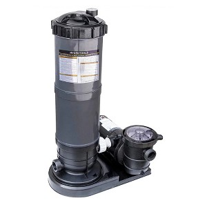 Swimline 70 Square Feet Sure Flo AG Pool Cartridge Filter System with Pump and Safety Cover for Garden, Patio, and Lawn Essentials - 1 of 4