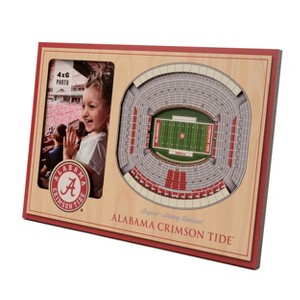 4" x 6" NCAA Alabama Crimson Tide 3D StadiumViews Picture Frame - 1 of 4