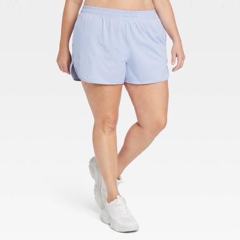Women's Soft Stretch Shorts 3.5 - All In Motion™ Lavender 4x : Target