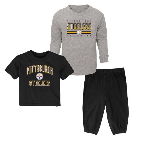 Nfl Pittsburgh Steelers Baby Boys' 3pk Coordinate Set - 18m : Target