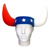 Foam Party Hats USA Long Horns Headband - 2 of 4