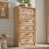 Farmhouse 7 Drawers Dresser for Bedroom,  57″ Tall Dressers w/Roman Column - 2 of 4