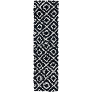 Unique Loom Trellis Shag Ruth Trellis Indoor Woven Area Rug - 1 of 4