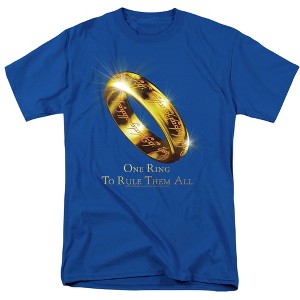 Lord Of The Rings One Ring To Rule Them All Adult T-Shirt - 1 of 4