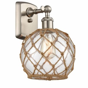 Farmhouse Rope - 1 Light Wall Sconce In Industrial Style-13 Inches Tall and 8 Inches Wide - 1 of 1