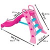 Dolu: Big Water Slide, Unicorn, Pink & Blue, Hose Hookup, 3 Step Ladder - 4 of 4
