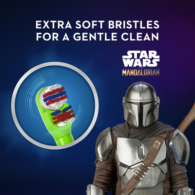 Oral-B Kid's Battery Toothbrush featuring Star Wars The Mandalorian, Soft Bristles, for Kids 3+, 6 of 9