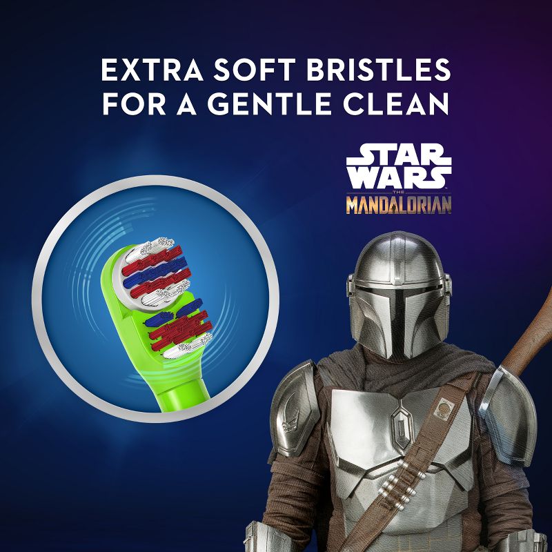 Oral-B Kid&#39;s Battery Toothbrush featuring Star Wars The Mandalorian, Soft Bristles, for Kids 3+, 6 of 11