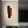 POWLIG Modern Dark Bronze Wall Sconce - 5.7 Inch Dimmable LED Wall Light - 2 of 4
