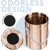 EPICA 1.3 Gallon Countertop Compost Bin | Odorless Stainless Steel Kitchen Composter with Lid & Filters - 4 of 4
