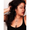 Gothic Moon Choker Necklace - Crescent Sun Star Pendant, Vintage Goth Jewelry Gift - 3 of 4