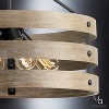 Urban Ambiance Luxury Modern Farmhouse Chandelier,  18-1/4"H x 21-5/8"W,  Charcoal Finish, UHP2474 - 4 of 4
