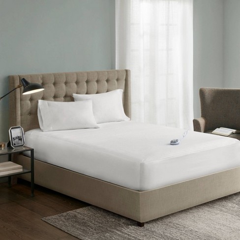 Serta 1-in D Polyester Queen Mattress Cover in the Mattress Covers &  Toppers department at