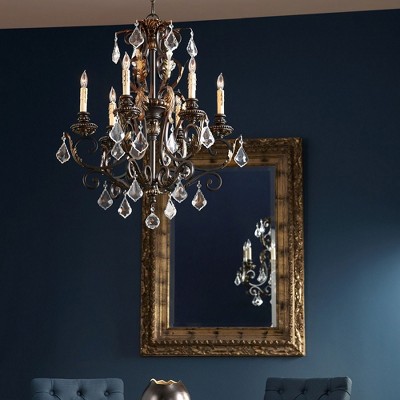 Elegant Rio Salado 6-Light Silver Transitional Chandelier