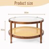 Karl Home |31.5In. Patio Wooden Side Table - 2 of 4