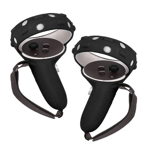 2 Pack Silicone Grip Covers Oculus Quest 2 Touch Controllers With Adjustable Knuckle Straps, Vr Headset Accessories, :