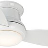 44" Minka Aire Modern Hugger Indoor Ceiling Fan with LED Light Remote Control White for Living Room Kitchen Bedroom Family Dining - 3 of 4