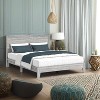 Galano Queen Payne Luxe Bed with Headboard – Dusty Grey Oak - 3 of 4
