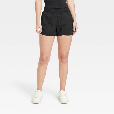 Women's Translucent Tulip Shorts 3.5 - All In Motion™ Black L : Target