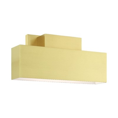 Livex Lighting Lynx 2 - Light Wall Light in  Satin Brass