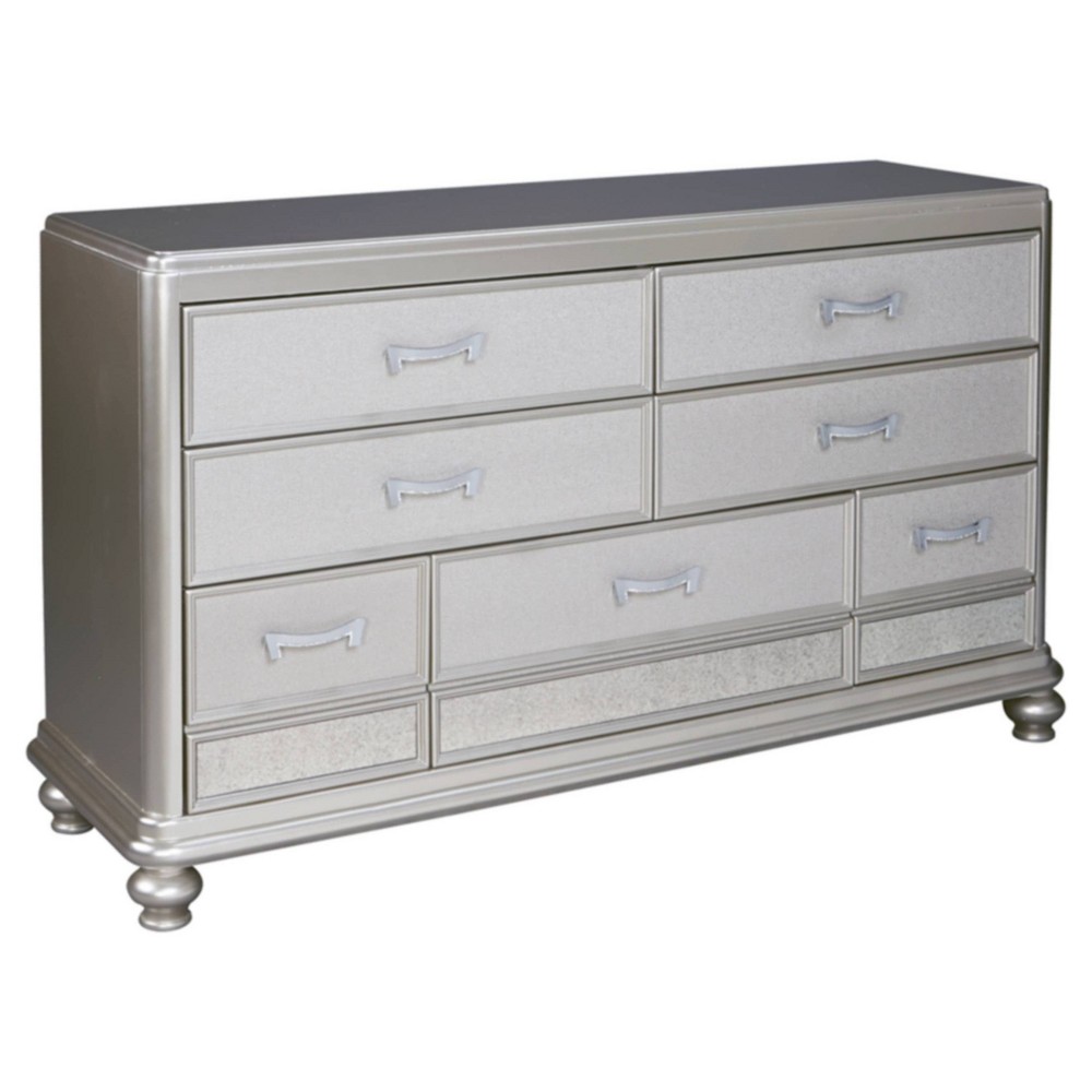 Photos - Dresser / Chests of Drawers Ashley Dresser Silver - Signature Design by 