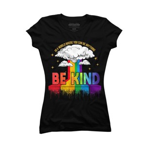Adult Design By Humans You Can Be Anything Be Kind Pride By Legato Tendo T-Shirt - 1 of 2